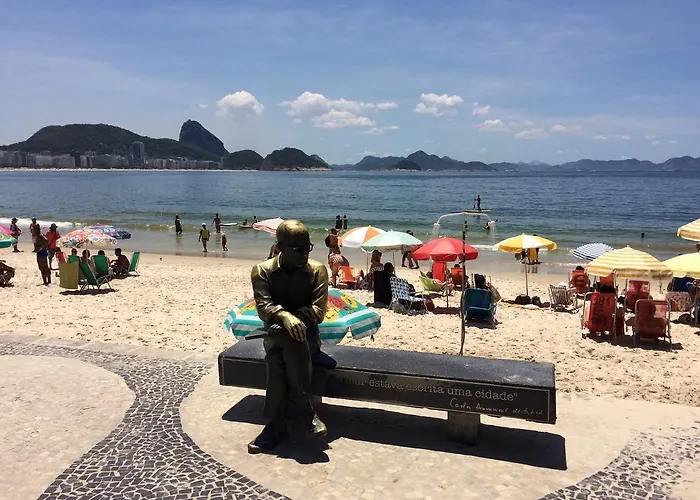 Copacabana Praia E Sol, 2 Quartos E Sala - No Posto 6